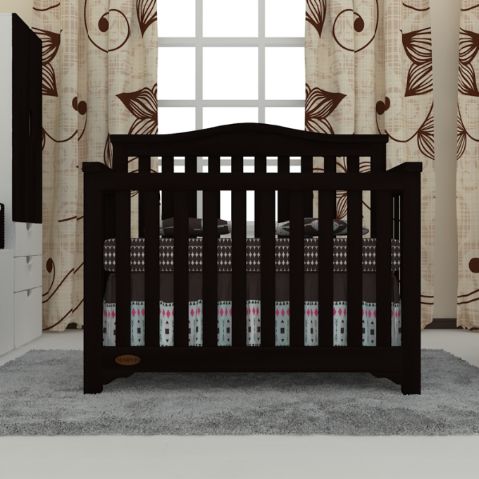 patut din lemn maro
